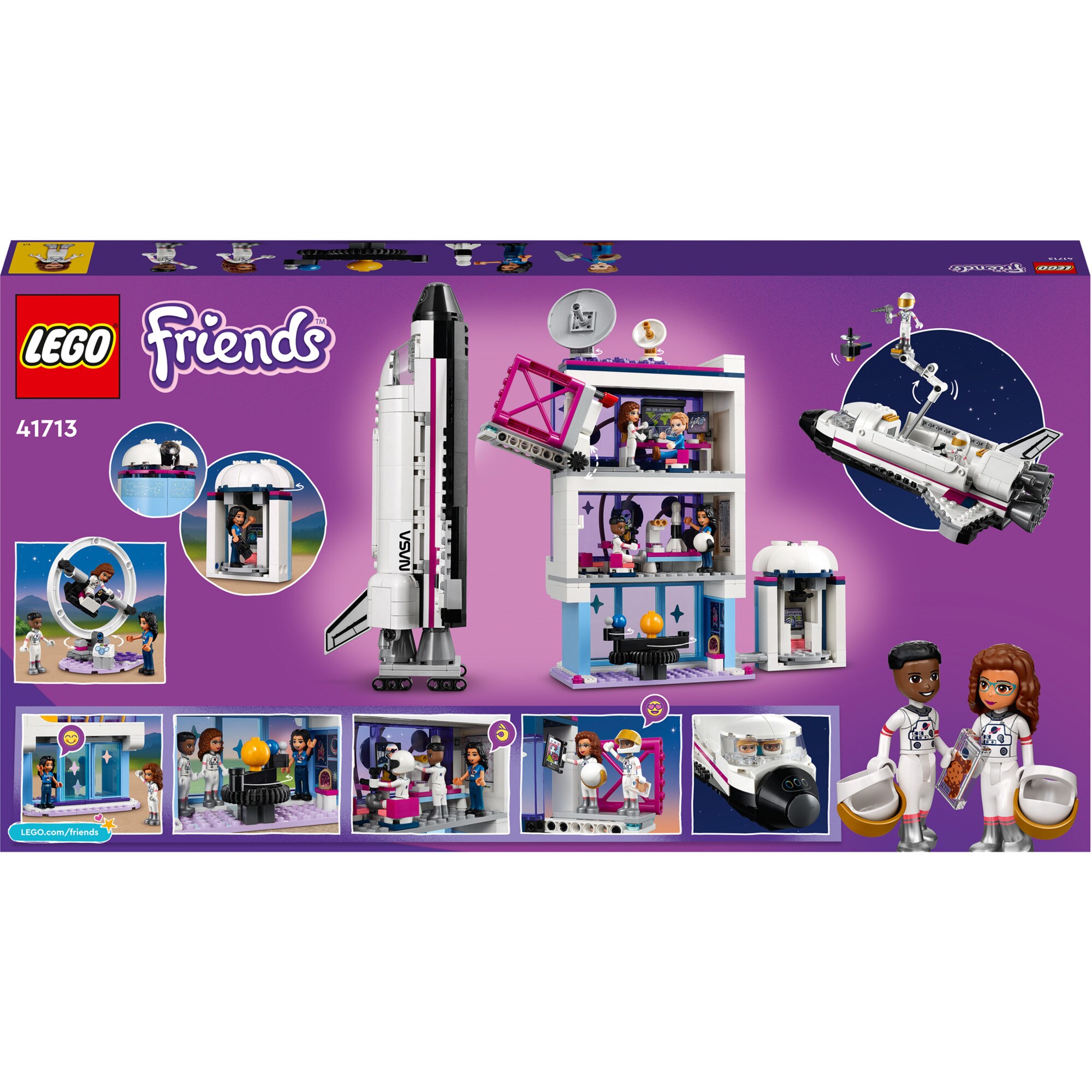 LEGO Konstruktionsspielzeug Friends Olivias Raumfahrt-Akademie