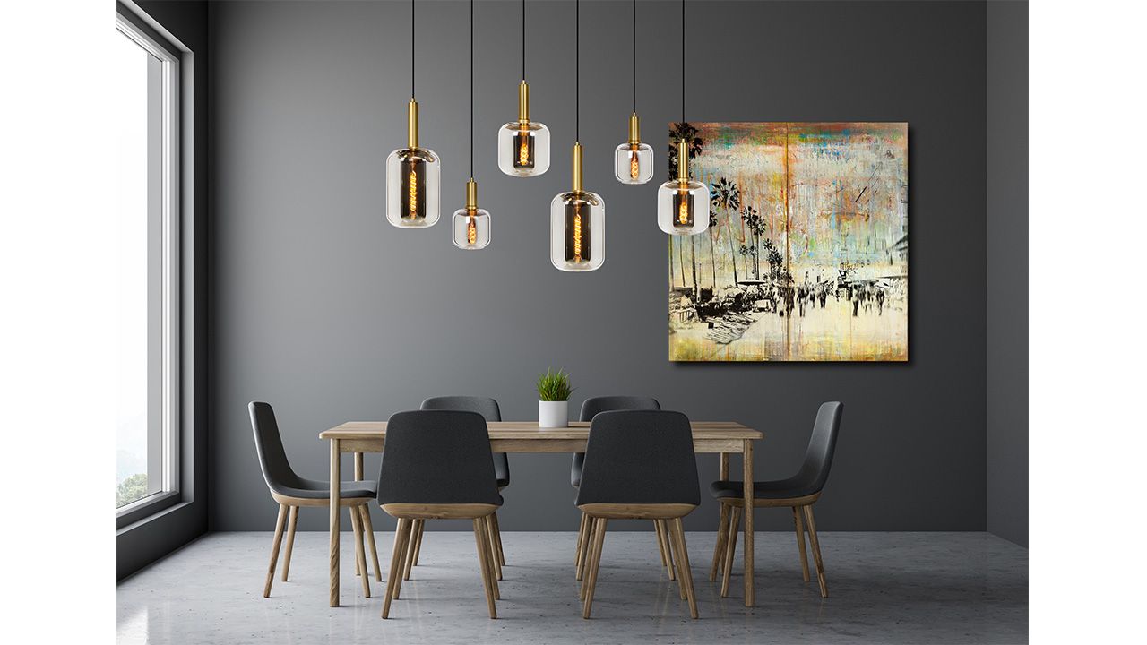 Hanglamp 6-lichts Joanet B130 x D41.5 cm