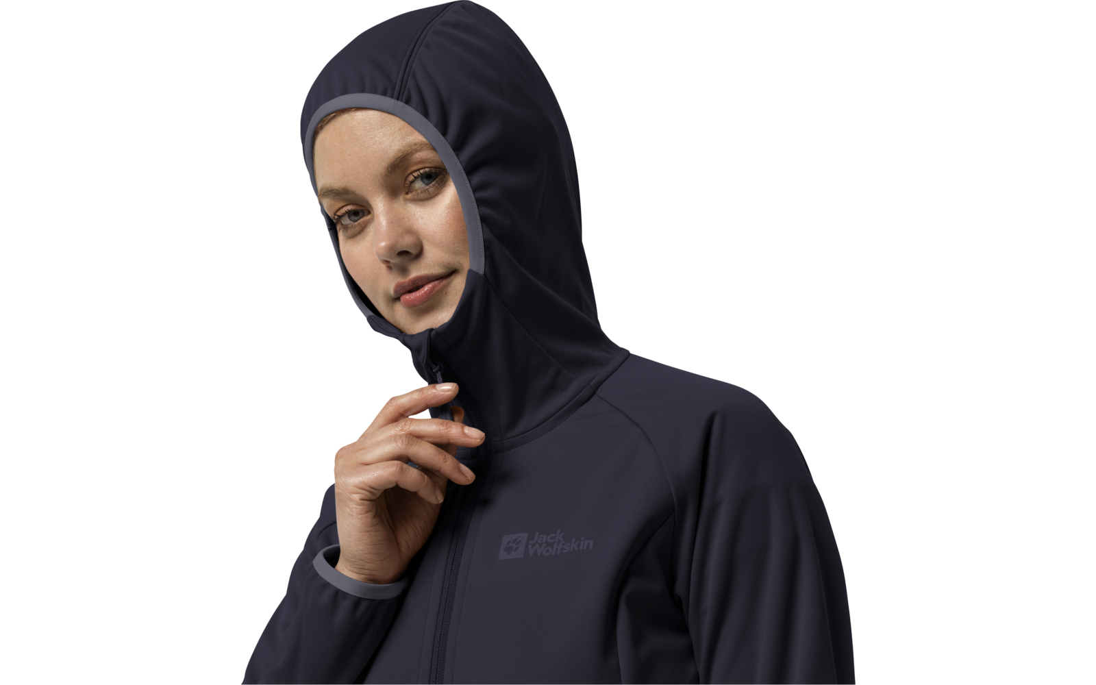 Jack Wolfskin Go Hike Damen Softshelljacke graphite