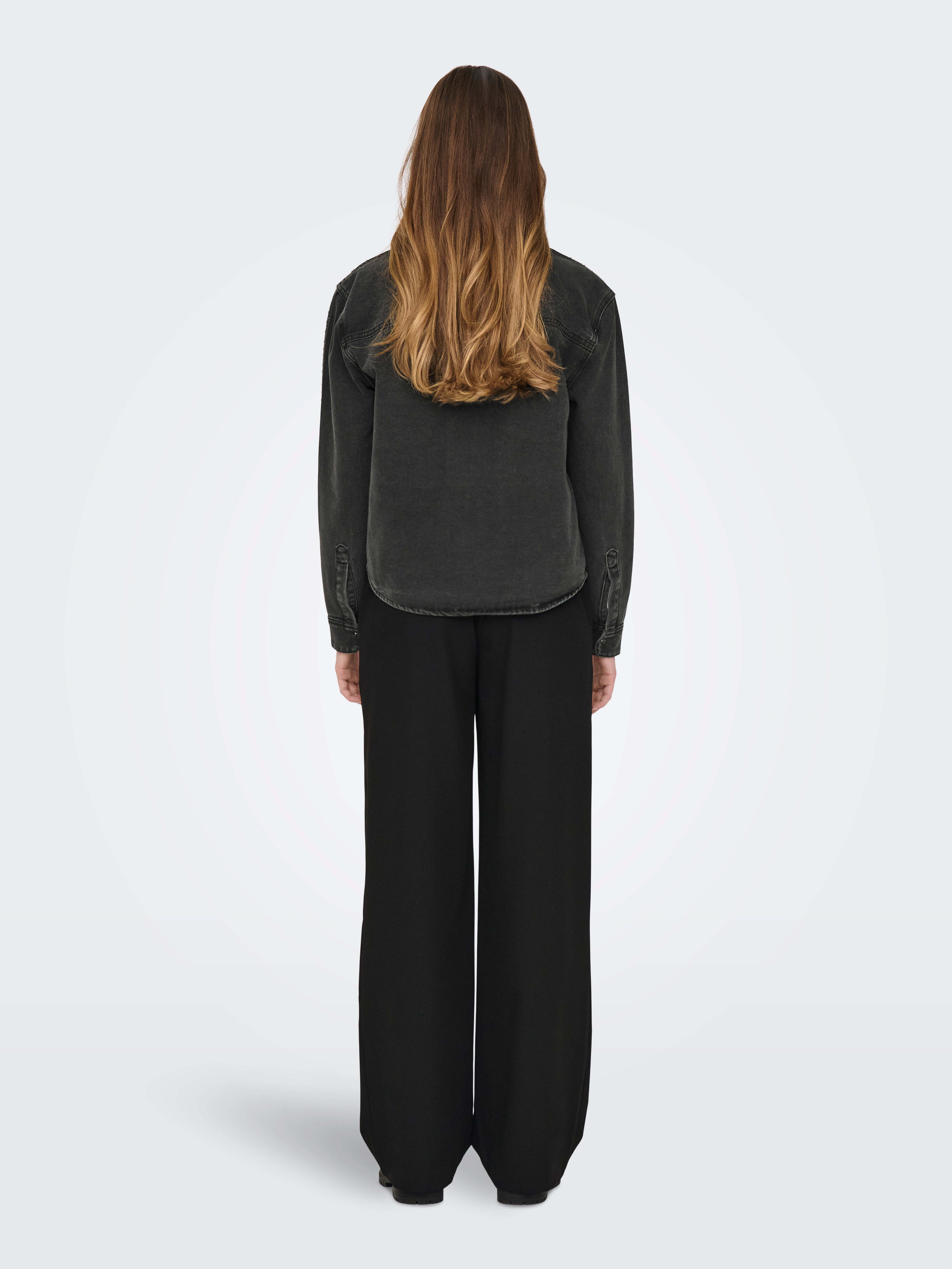 JDYSTINE Jeanshemd Black Denim