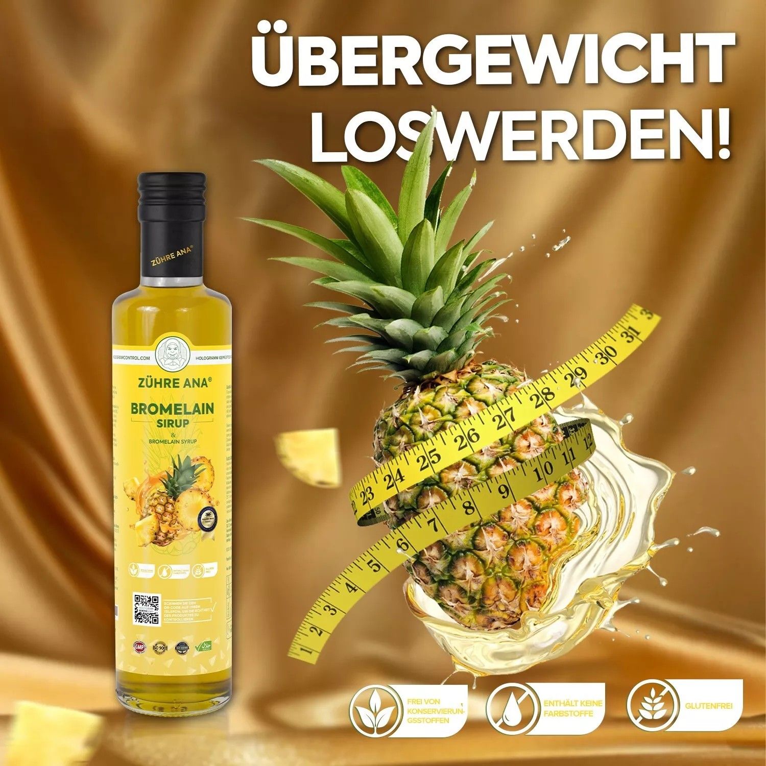 Zühre Ana Zuhre Ana Bromelain Sirup - Ananasextrakt
