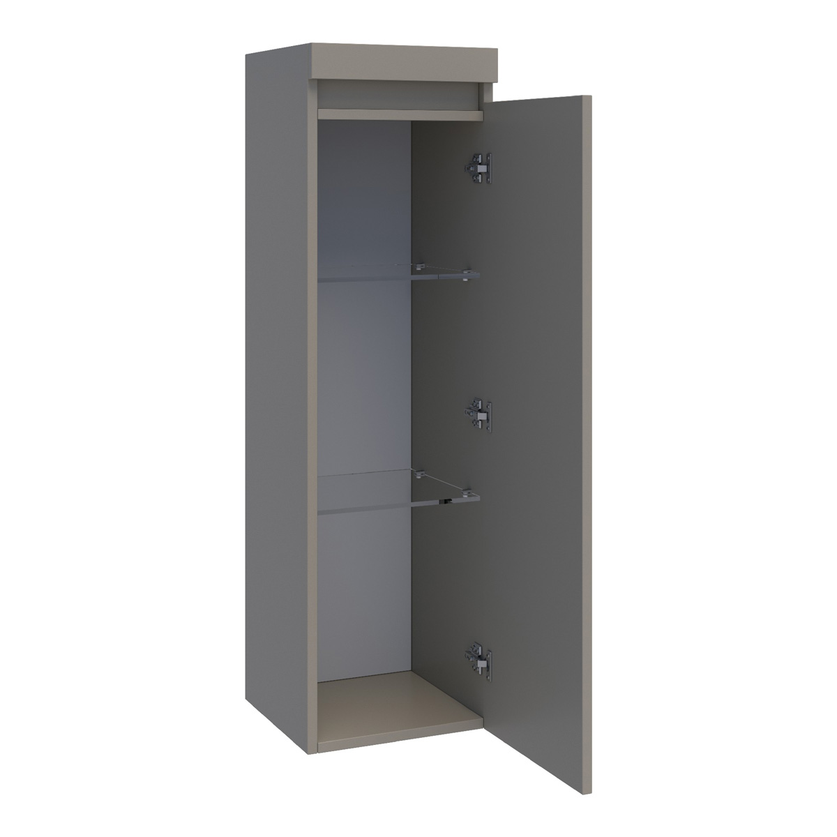Brauer Joy kolomkast 120cm rechtsdraaiend taupe mat