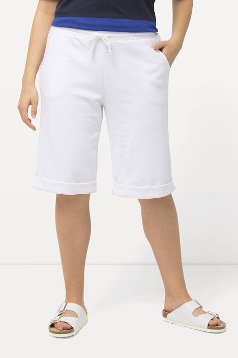 Sweatshorts Mary, weites, gerades Bein, Elastikbund