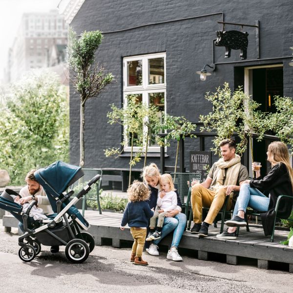 Thule Sleek Kinderwagen Grey Melange