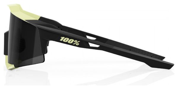 Lunettes 100% Speedcraft Soft Tact Glow - Verre Miroir Noir