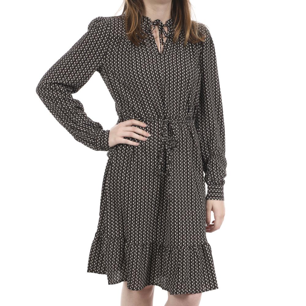 JDY Robe Noir imprimé Femme JDY Piper