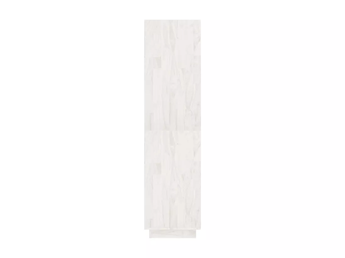 Bibliothèque/Séparateur de pièce Blanc 80x35x135 cm Pin massif
