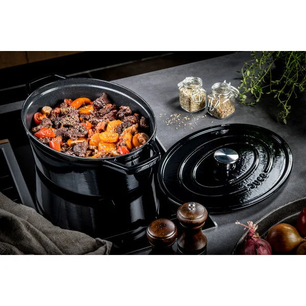 DUCQ Ovale Braadpan  Gietijzer Black - 31 x 24 cm