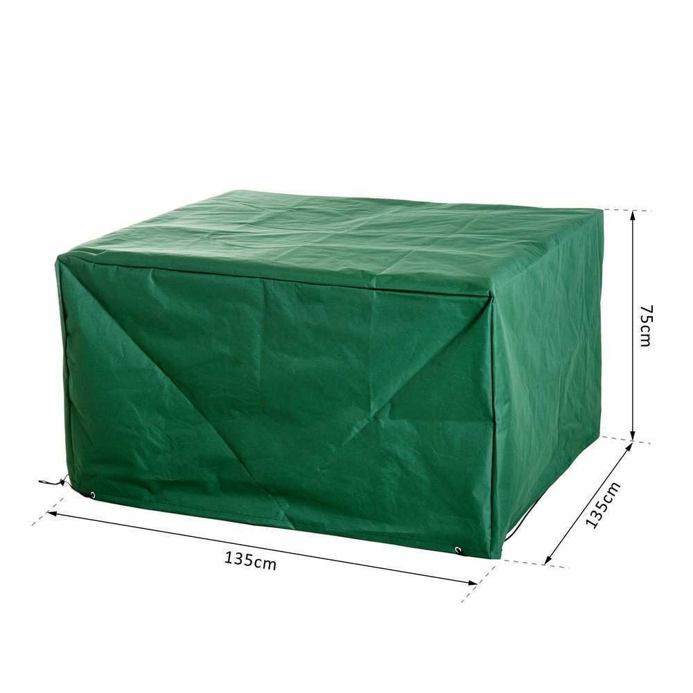 Housse de protection pour salon de jardin - L.135 x l.135 x H.75 cm