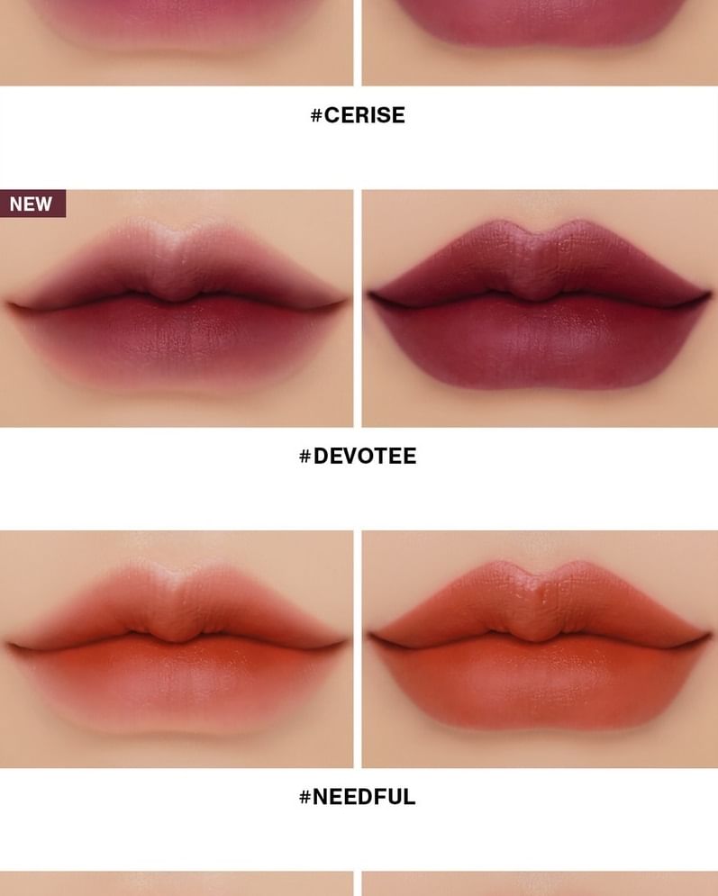 3CE - Cloud Lip Tint - 15 kleuren