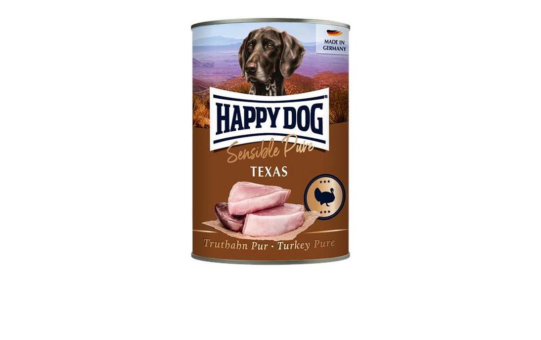 Nassfutter Sensible Pure Texas Truthahn, 400 gAlleinfuttermittel für ausgewachsene Hunde