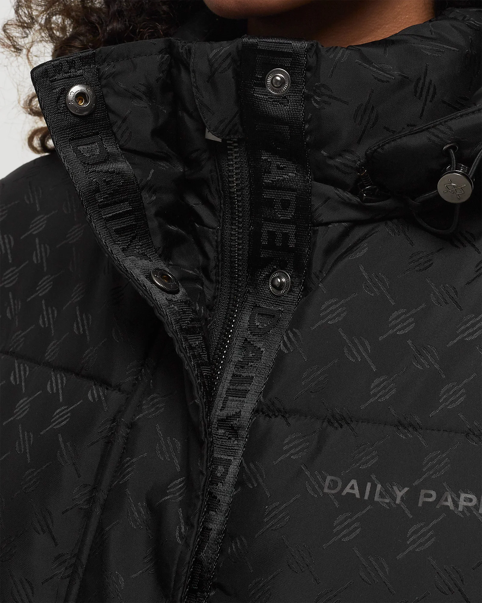 Daily Paper Monogram Puffer Coat