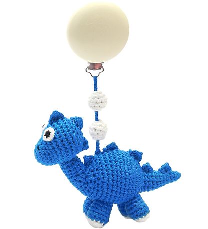 NatureZoo Kinderwagenanhänger - Herr Dino - Blau