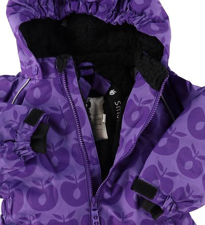 Sm?folk Vinterjakke - Purple Heart m. ?bler