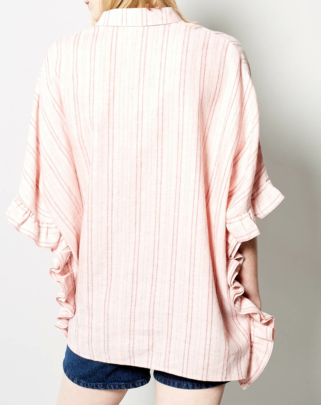 Karl Marc John Chemise en Lin mélangé Chiquita à rayures  rose pâle