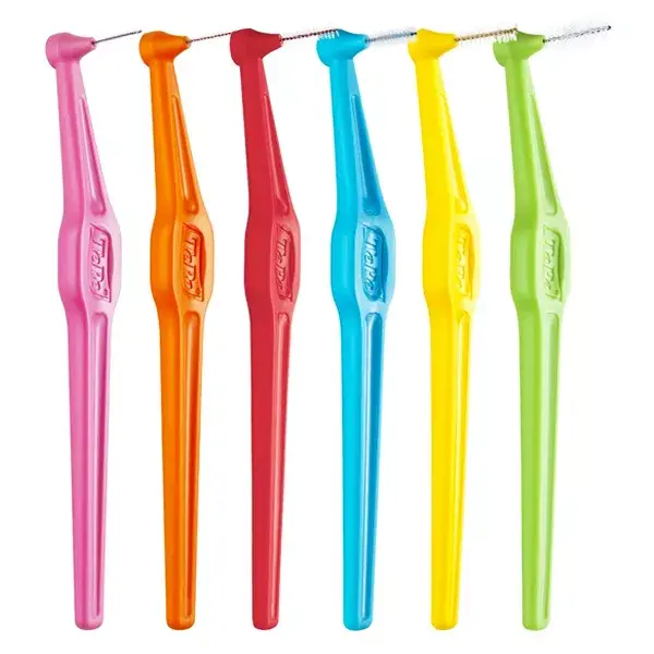 TePe Brossette Interdentaire Angle Eco-Responsable Assortiment ISO 0-5 6 brossettes