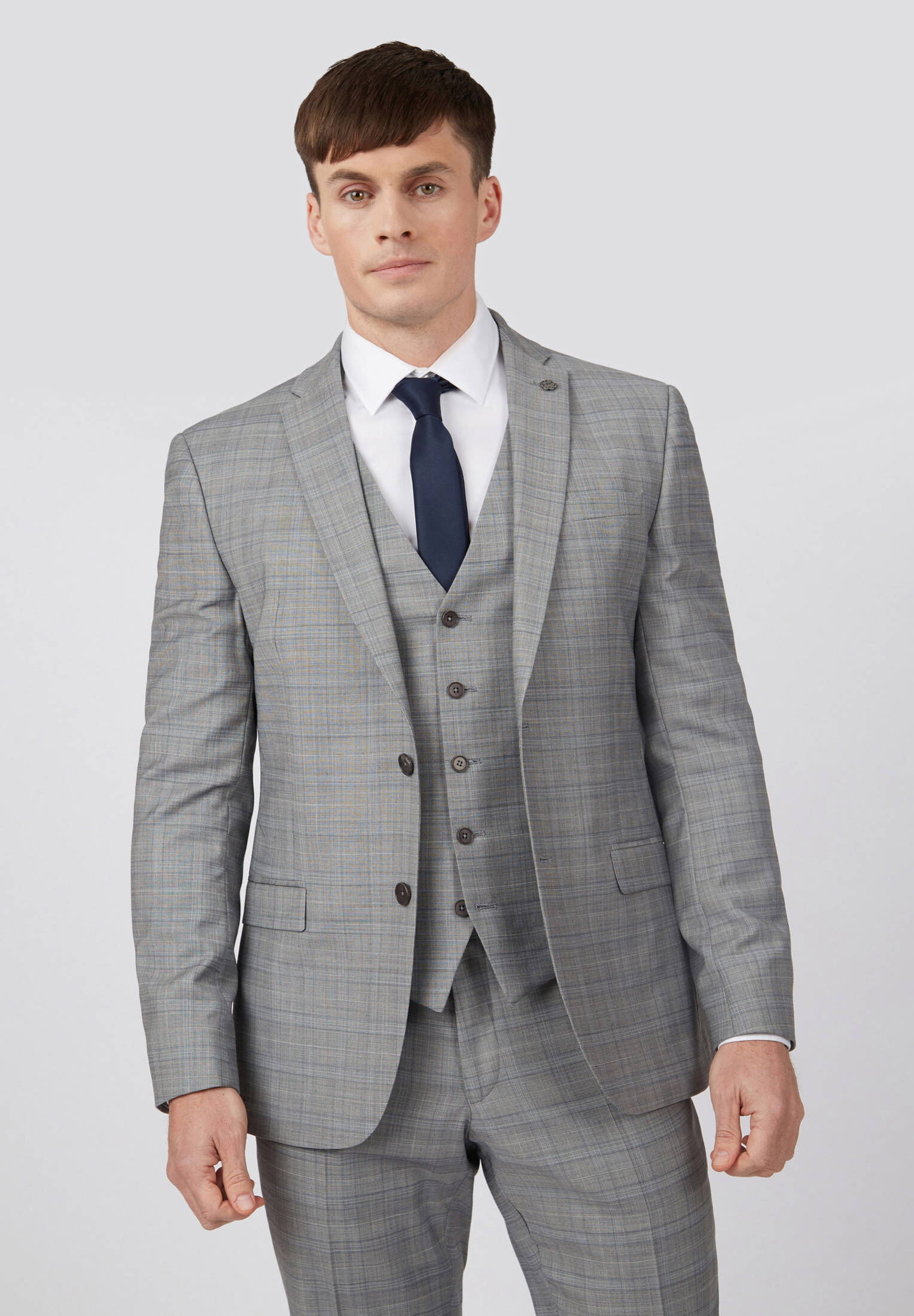 Ted Baker| Herren Jacke Grey Pow Check