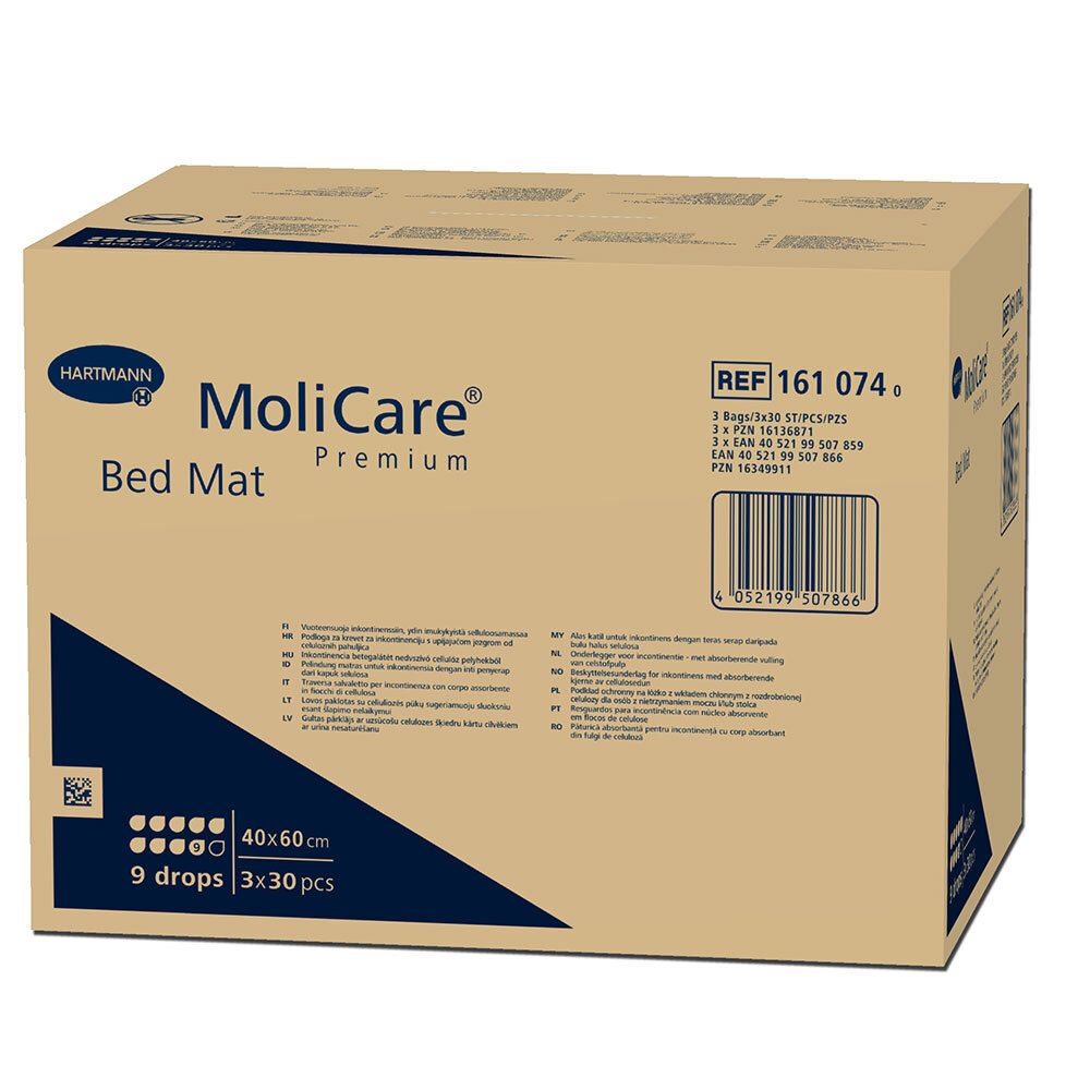 MoliCare® Premium Bed Mat 9 Tropfen 40x60 cm ​