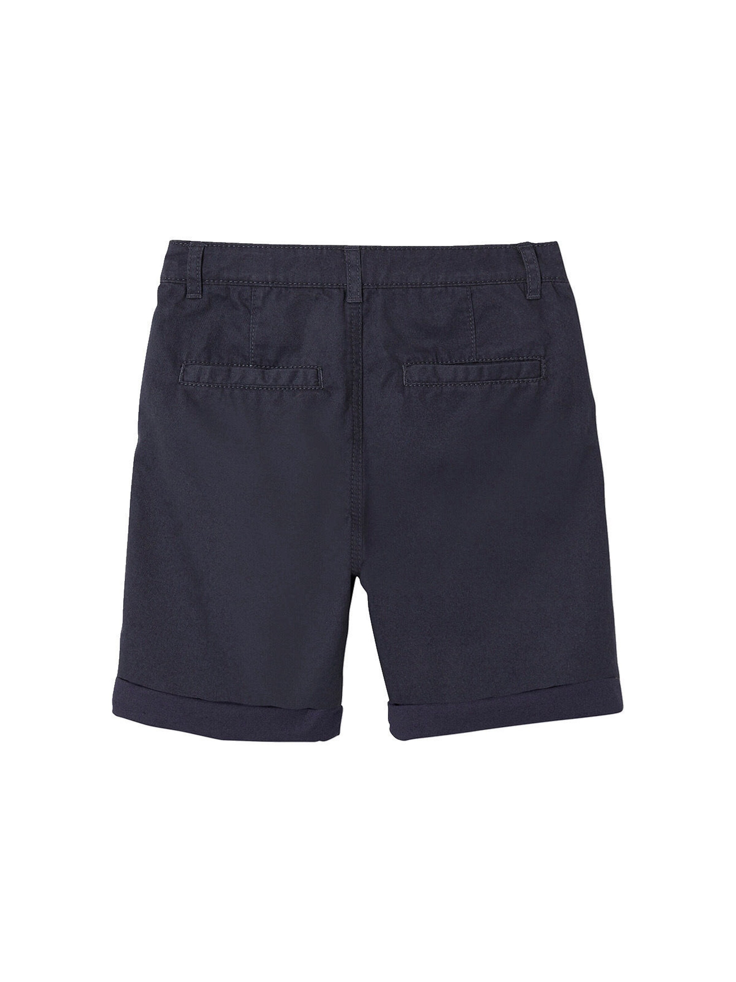 Vertbaudet Jungen Chino-Shorts, Bundweite verstellbar blau