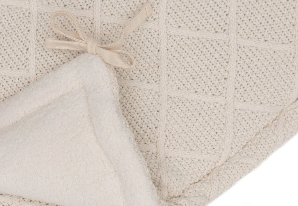 boxbumper Check Knit - Oatmeal