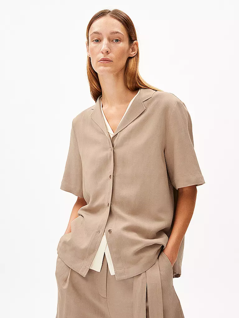 ARMEDANGELS Bluse MAAITE camel