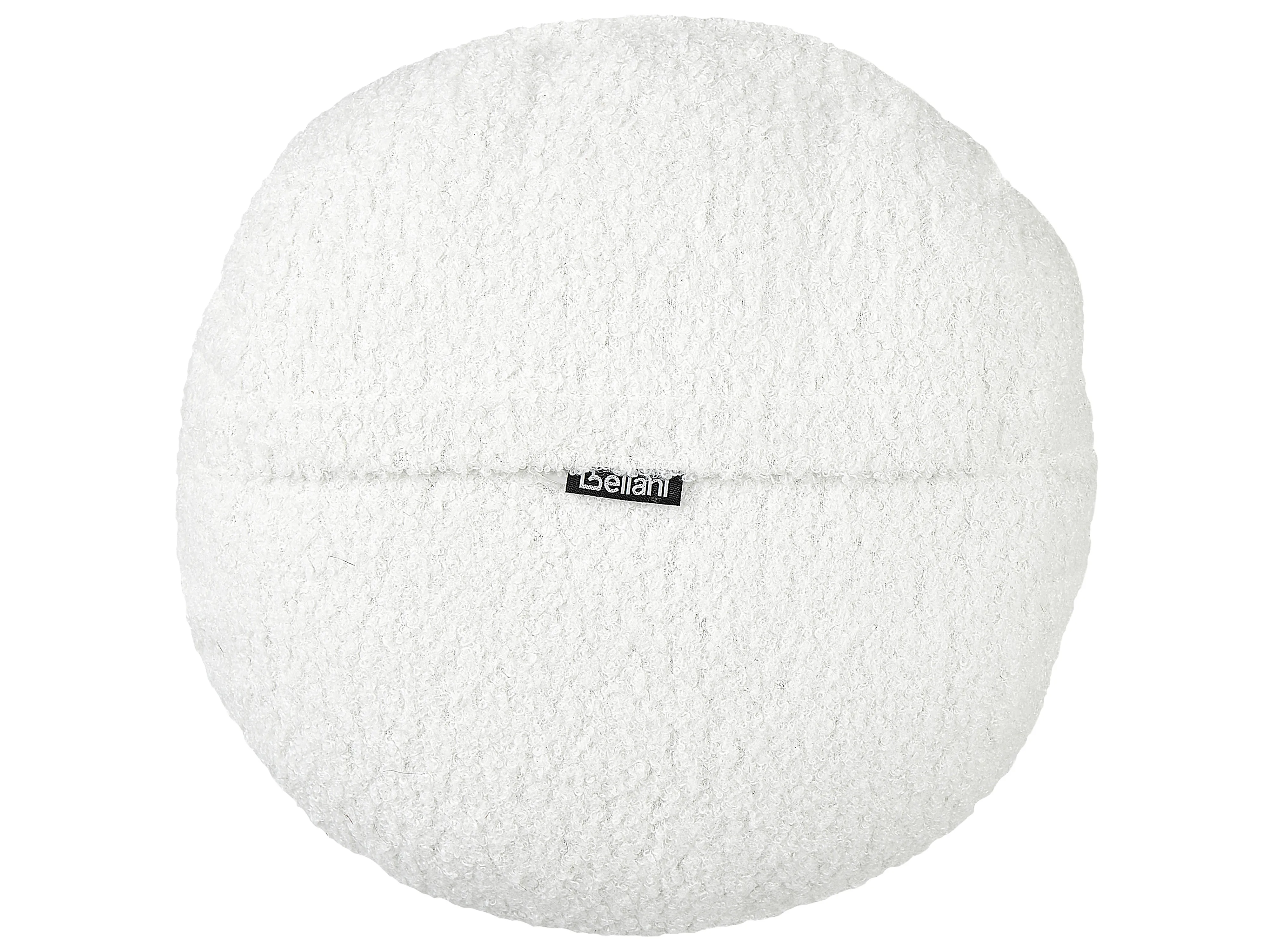 Set van 2 sierkussens RUTABAGA Bouclé 30 x 30 cm Wit effen