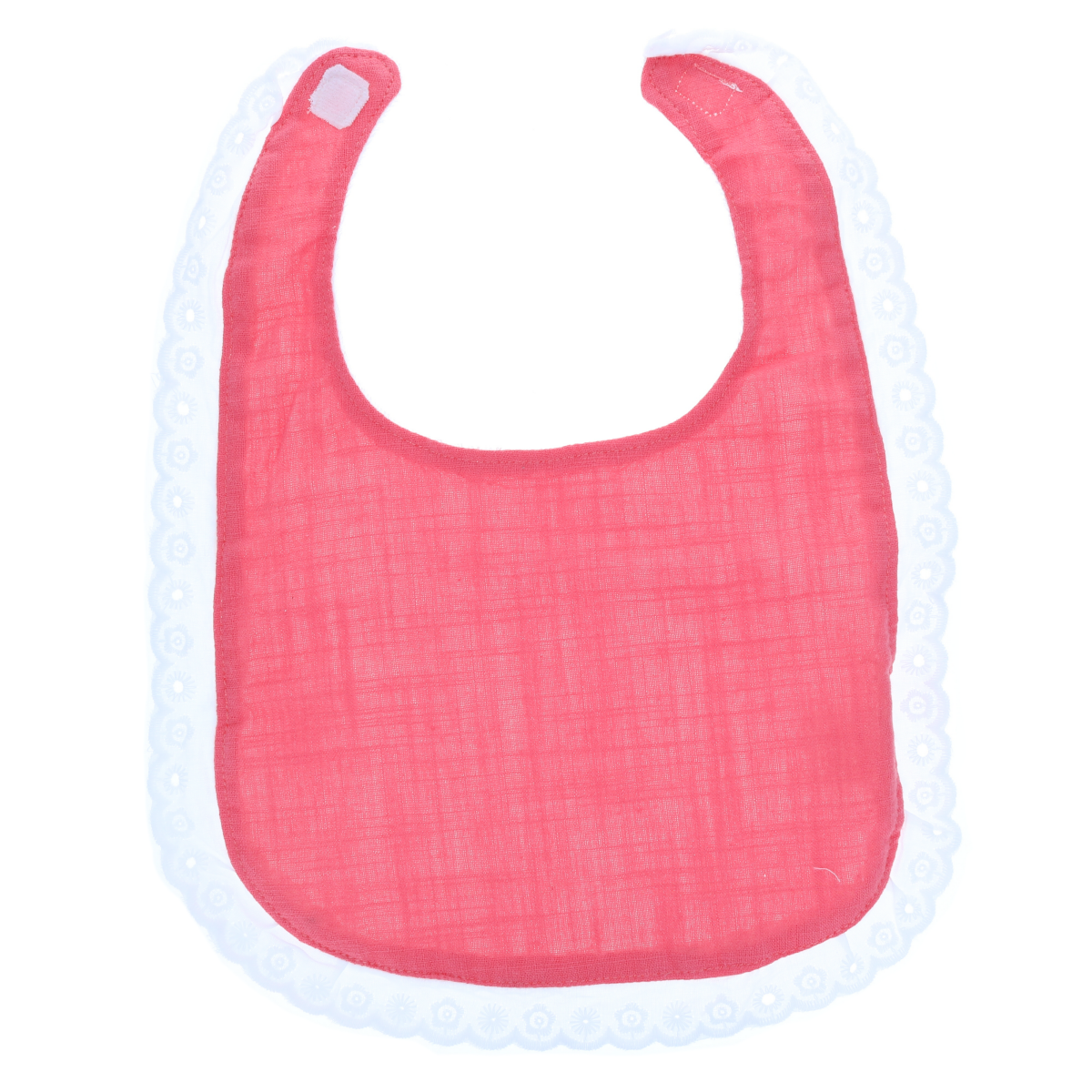 Bavoir dentelle corail Le petit Souk