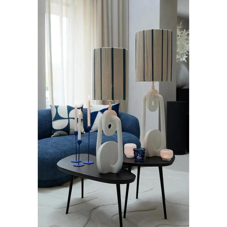 Cilinder lampenkap Medan - Crème - Ø25cm