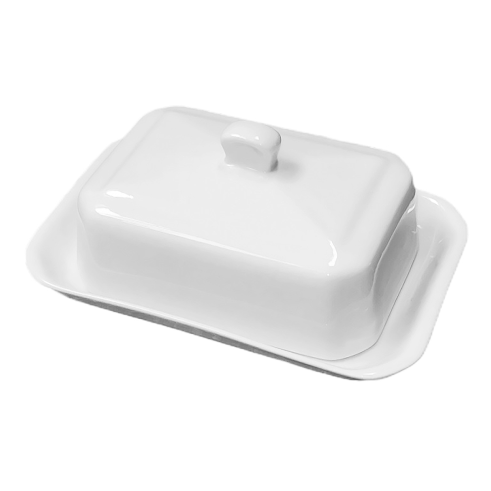 Beurrier Porcelaine Blanche