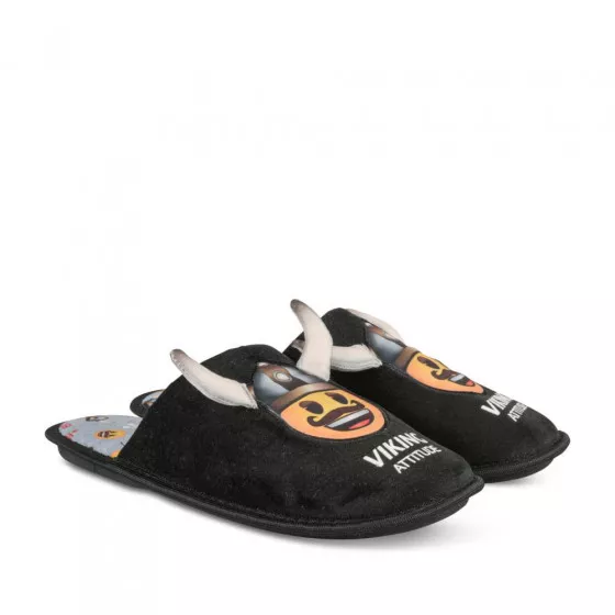 Chaussons NOIR EMOJI