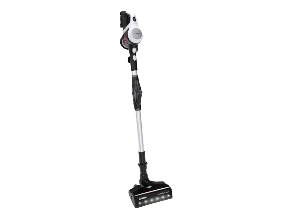Bosch Unlimited 7 BCS711XXL - Støvsuger - pind/håndholdt (2-i-1) - uden pose - ledningsfri - hvid - 1 batteri, inkluderet oplader
