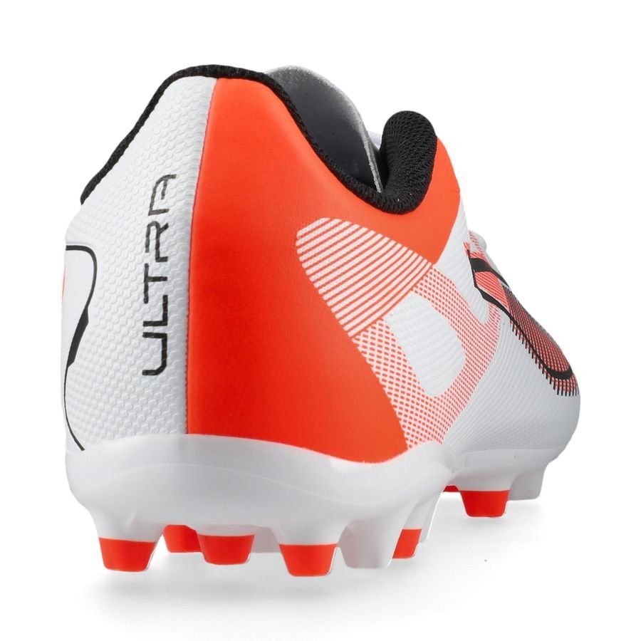 PUMA Ultra 5 Play MG Unlimited - Blanc/Noir/Glowing Red