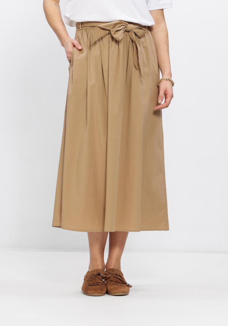 bruine penn & ink maxirok skirt