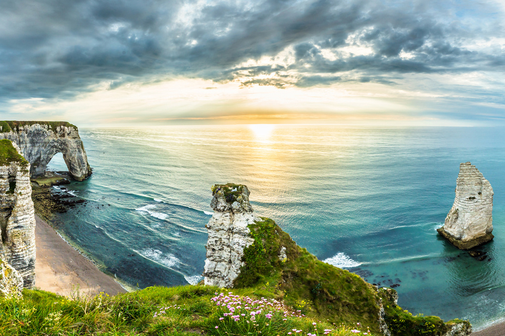 Akustikbild KÜSTE BEI ÉTRETAT 80x120cm, 7kg