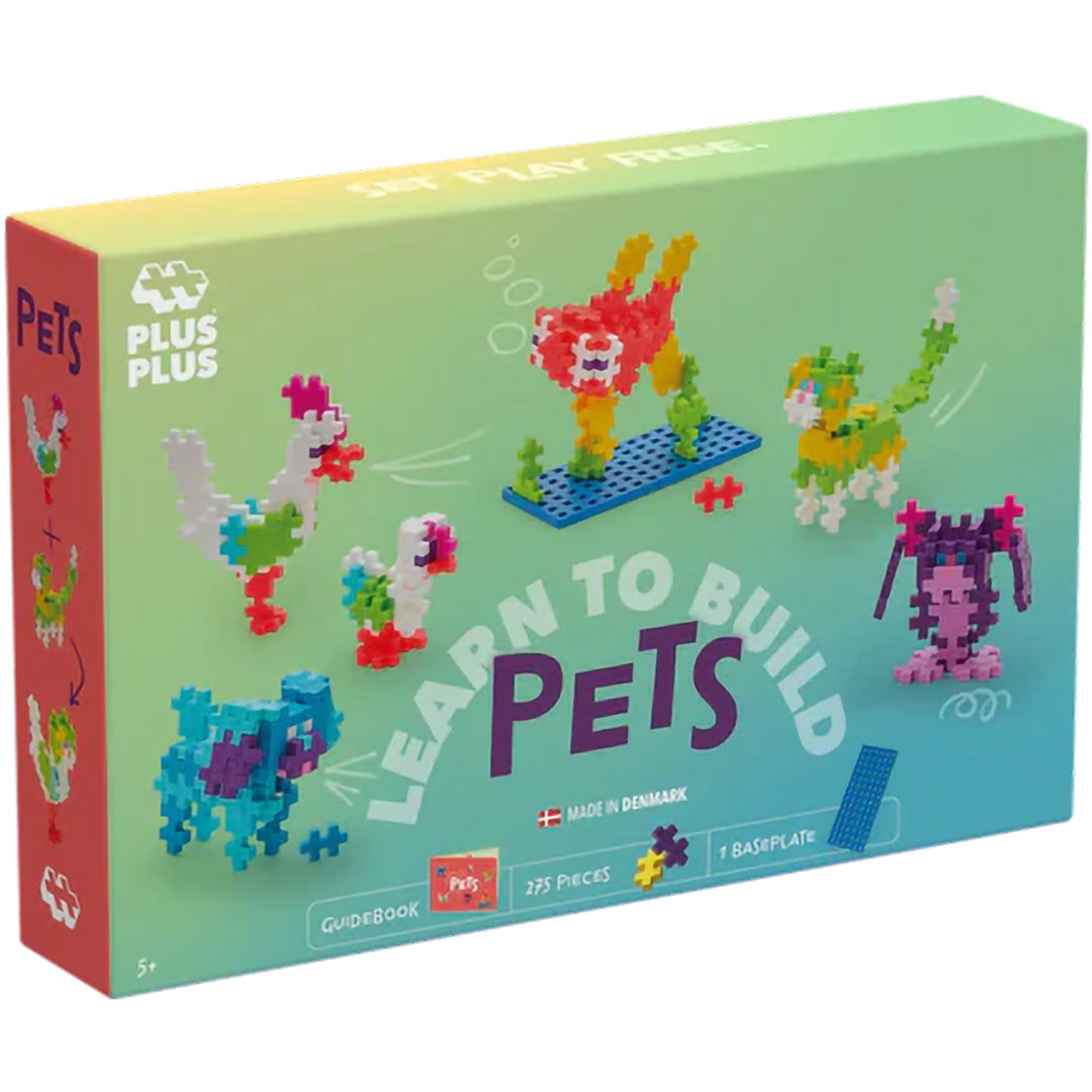 plus-plus bouwstenen learn to build - dieren - 275st