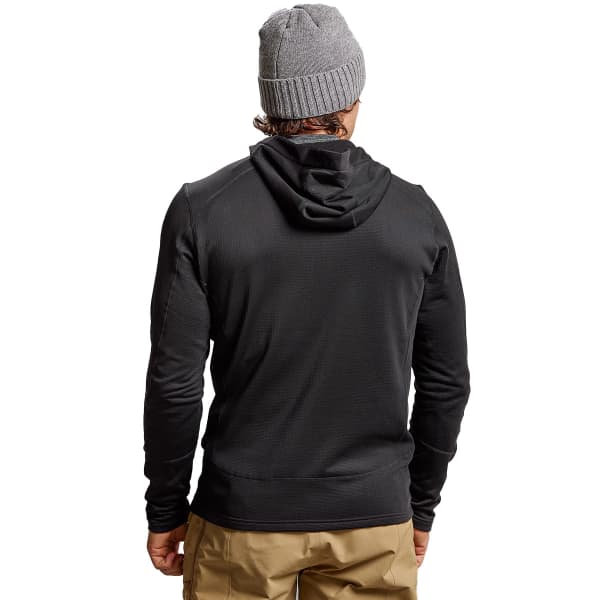 Veste polaire THE MOUNTAIN STUDIO TECHNO STRETCH MID HOOD BLACK ONYX