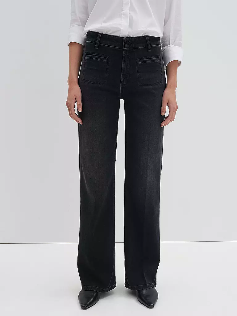 SOMEDAY Jeans Flared Fit CARIE FRENCH schwarz