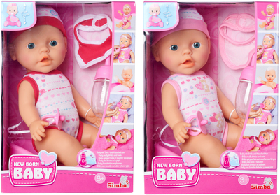 New Born Baby Dukke Spise-Tisse 30 cm Blandet