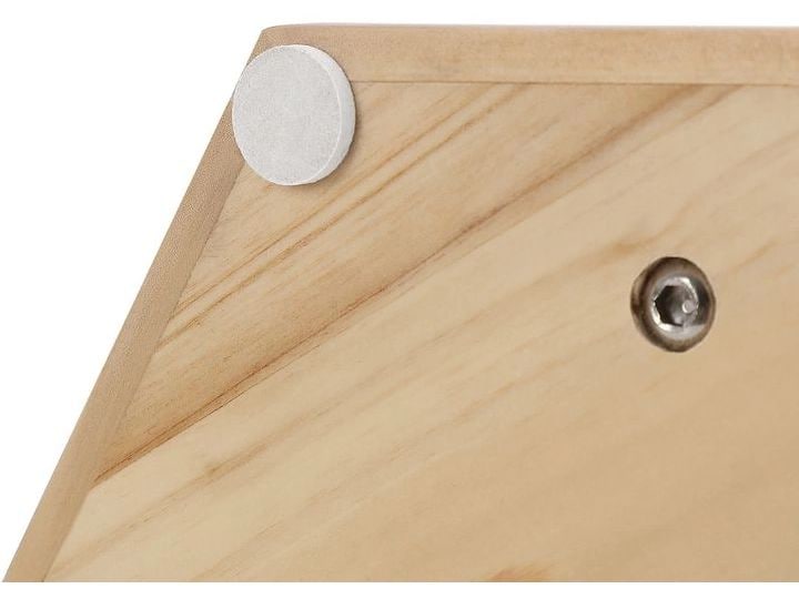 Songmics Schmuckhalter 36 cm, Weiss-Natur Schmuckständer mit Schale