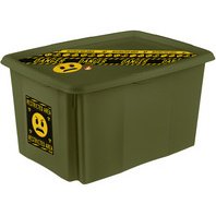 Boîte de rangement 'karolina emoji hearts', 45 L