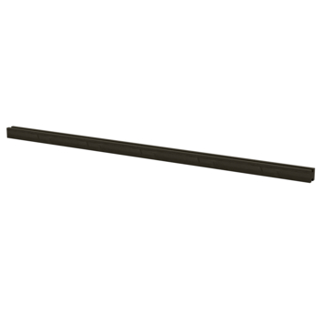 Sleufpaal tussen grenen antraciet ca. 8,8 x 8,8 cm, lengte ca. 270 cm