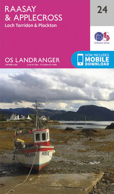 Raasay & Applecross, Loch Torridon & Plockton - OS Landranger Map 024 (Sheet map, folded)