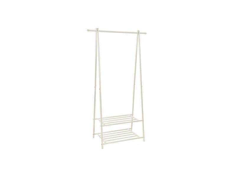 Songmics Garderobenständer 87.5 x 155 cm, Weiss Kleiderständer