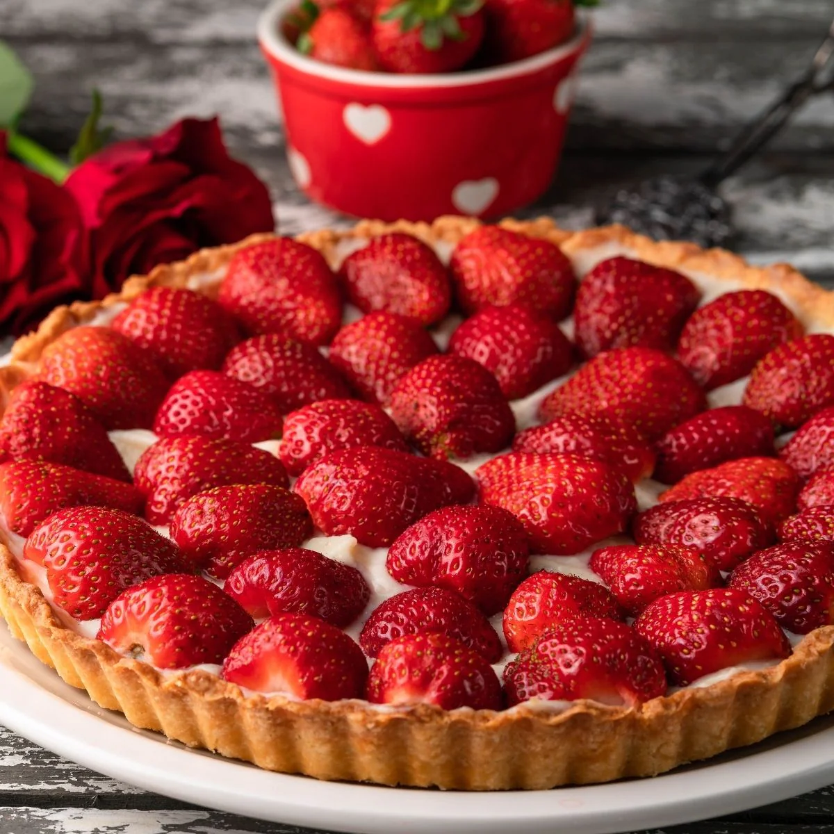 Plat à tarte 28 cm avec revêtement en quartz émaillé Back Liebe Dr. Oe