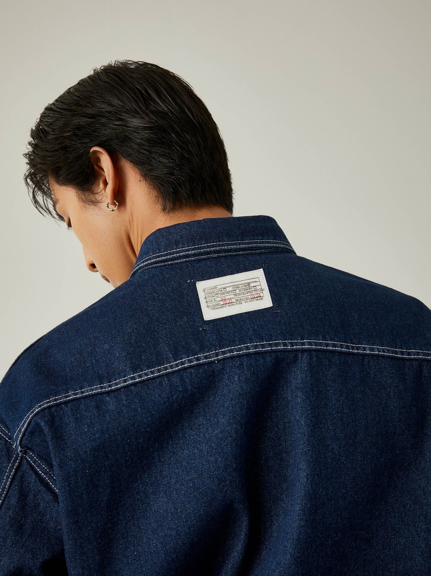 Overshirt denim Lion of Porches x Paatiff