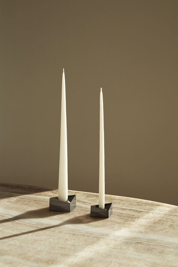 STOFF Nagel STOFF Nagel reflect candle holder, small - black chrome/sort Sort
