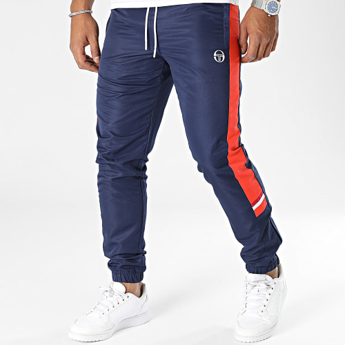 Pantalon Jogging Cross 40324 Bleu Marine Rouge