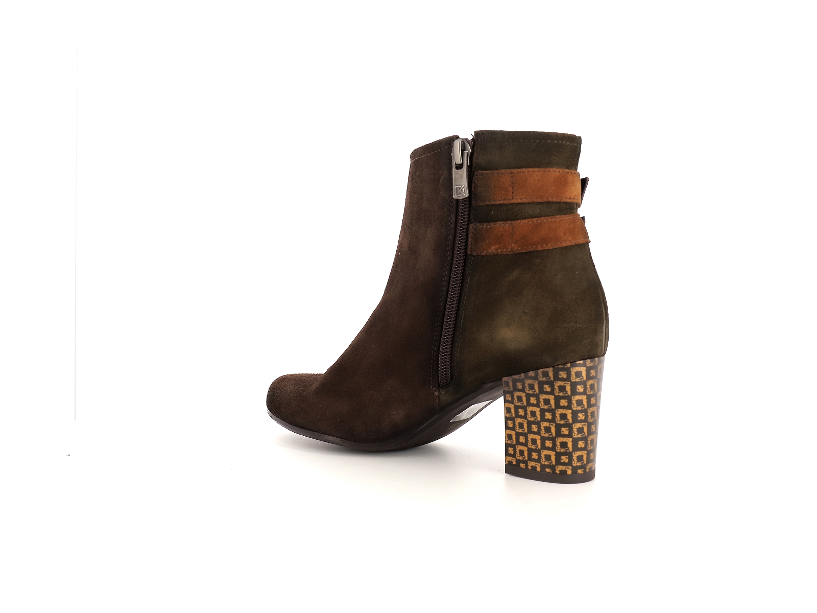 Dorking-D8921 Cuir gras Marron Foncé