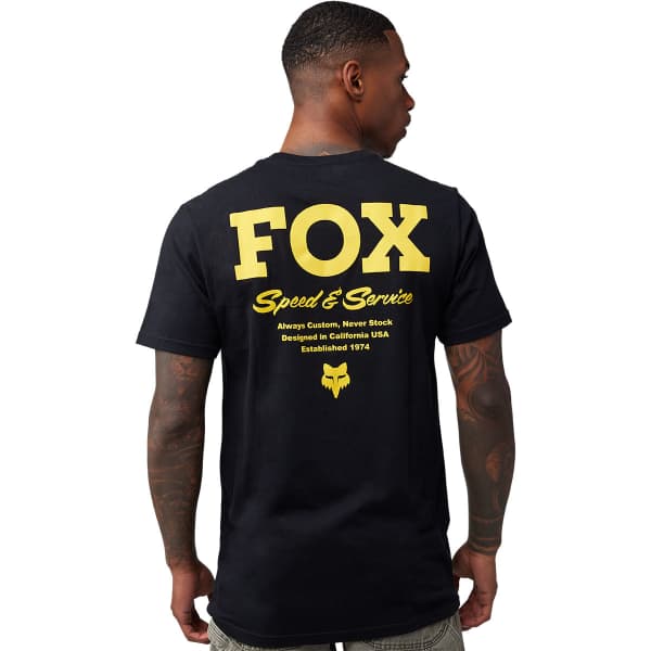 T-shirt FOX SPEED & SERVICE SS PREM TEE BLACK