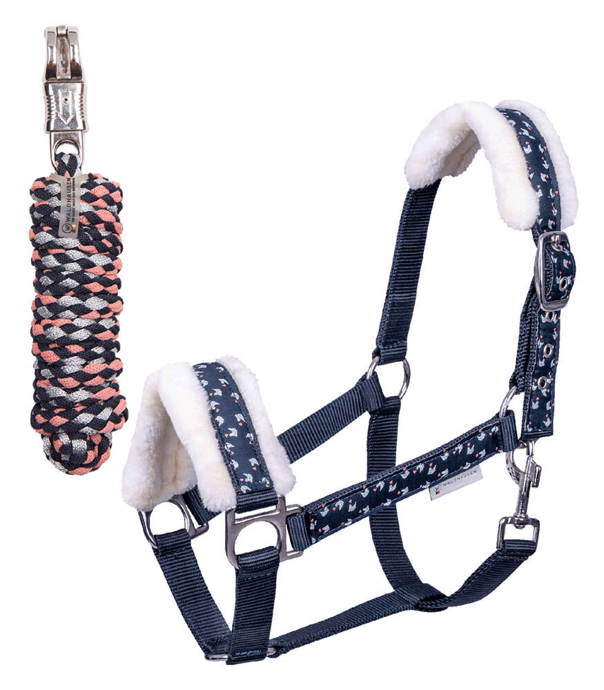 Waldhausen Lucky - Halsterset - Blauw - Mini shetlander